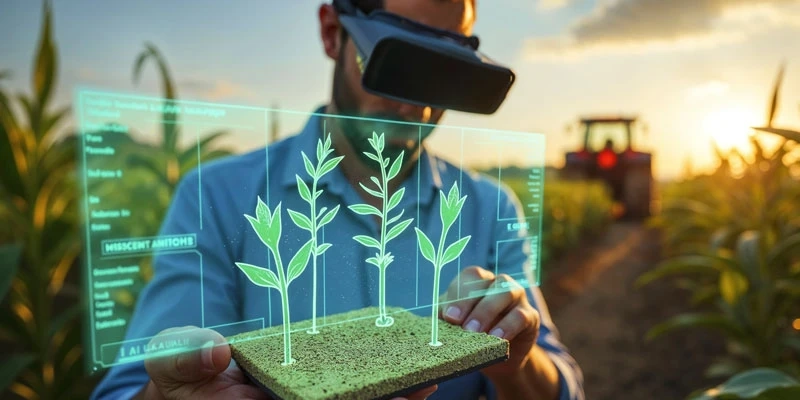 real-time monitoring of soil, crops, weather, and livestock in smart farming